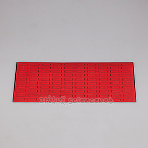 열변색붙임딱지(고온용-시온스티커)(5x15mm)(100매입)  /빨강→흰색
