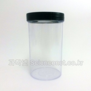 뚜껑이있는투명한플라스틱통(얼음설탕실험용)9*15cm/플라스틱병-500~700ml