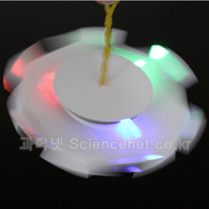 LED UFO회전팽이(5인)